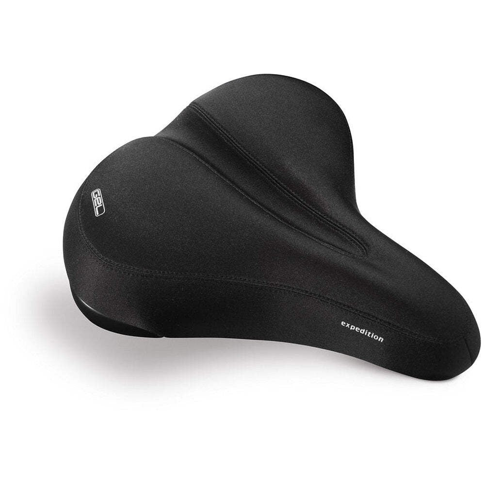 Gel Bicycle Saddle Seat Cushion for Cycling & Commuting - Black
