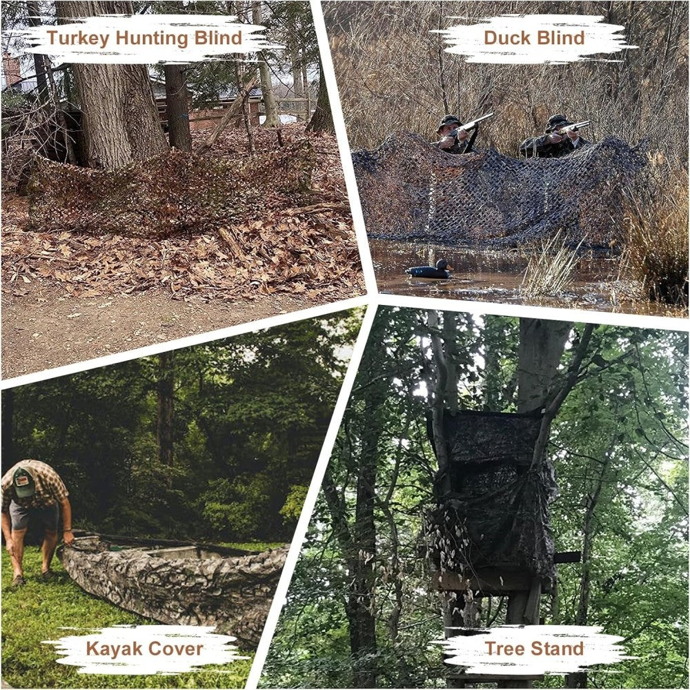 Camouflage Netting 23ft x 5ft for Hunting Camping Outdoor Tactical Cover