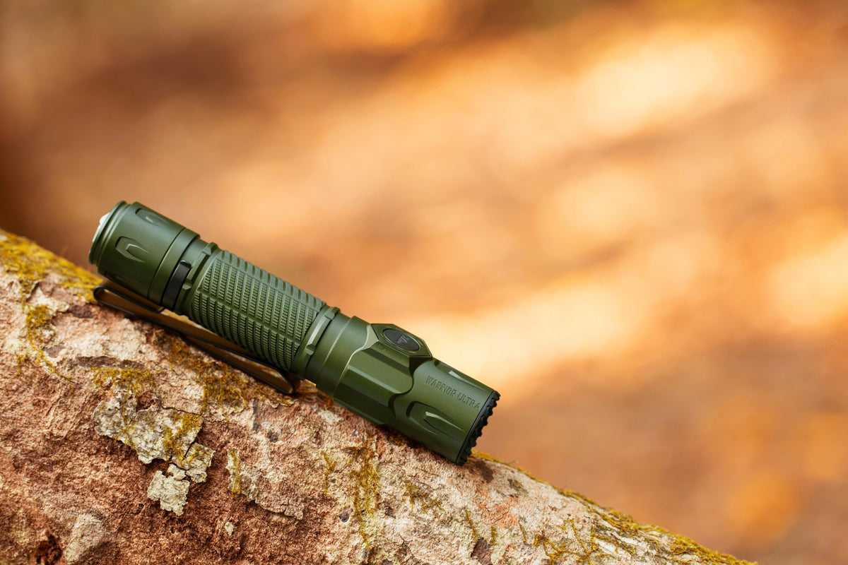 Tactical Flashlight 2500 Lumens OD Green Waterproof Handheld Torch