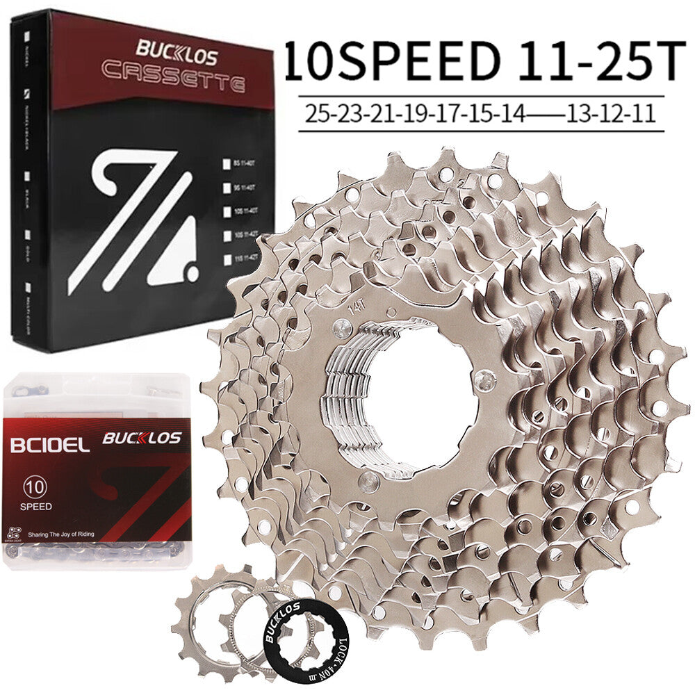 Bike Cassette and Chain Set for Shimano SRAM 8-12 Speed, 11-52T