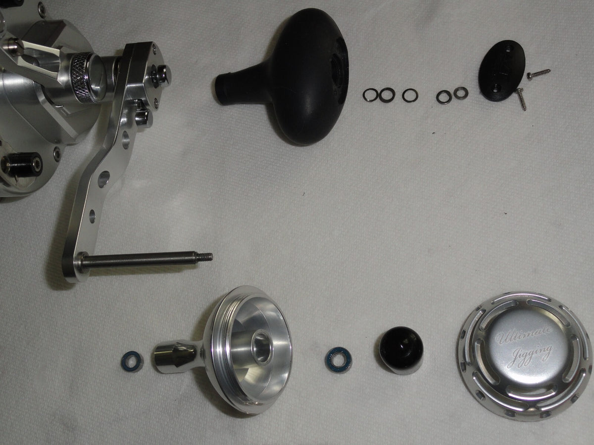 Fishing Reel Power Knob for Avet SX MXL MXJ LX HX Raptor - Aluminum, Silver