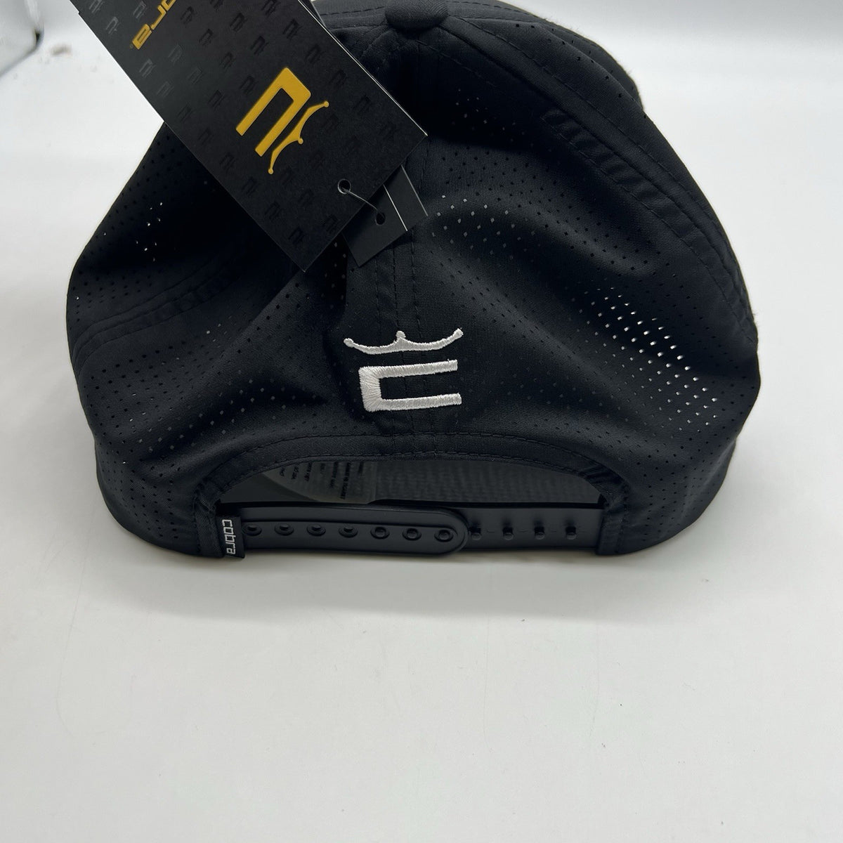 Golf Snapback Hat - Black and White Cobra Tour 2026 Cap