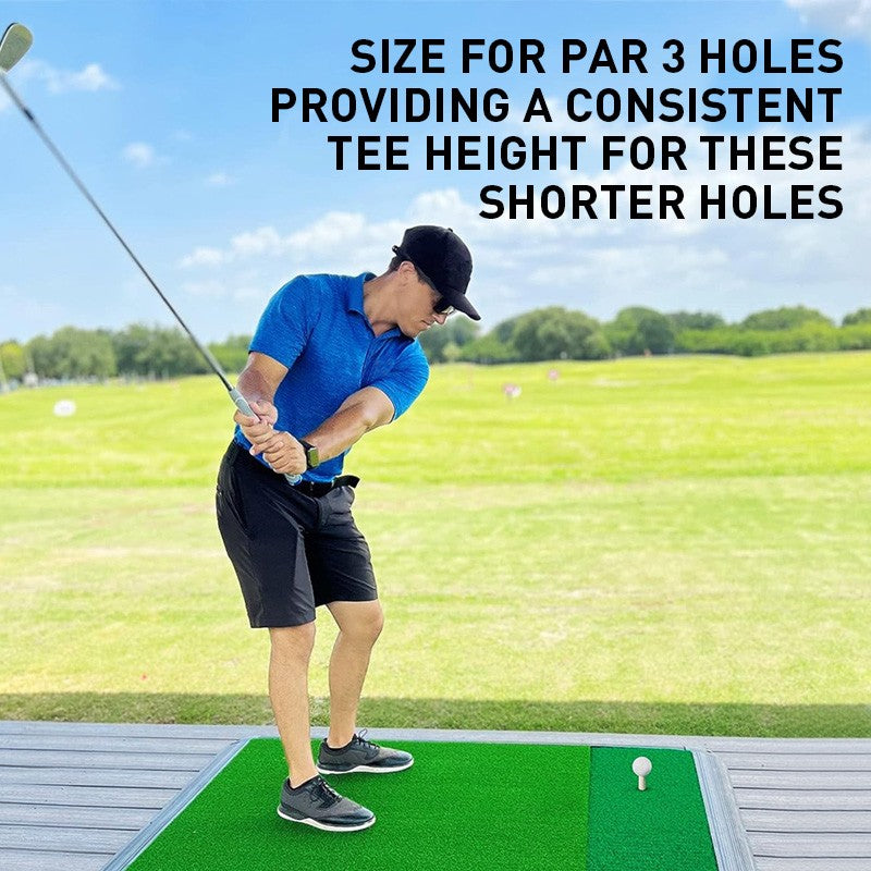 Golf Rubber Tees 5 Pcs Mixed Sizes for Driving Range & Practice Mat