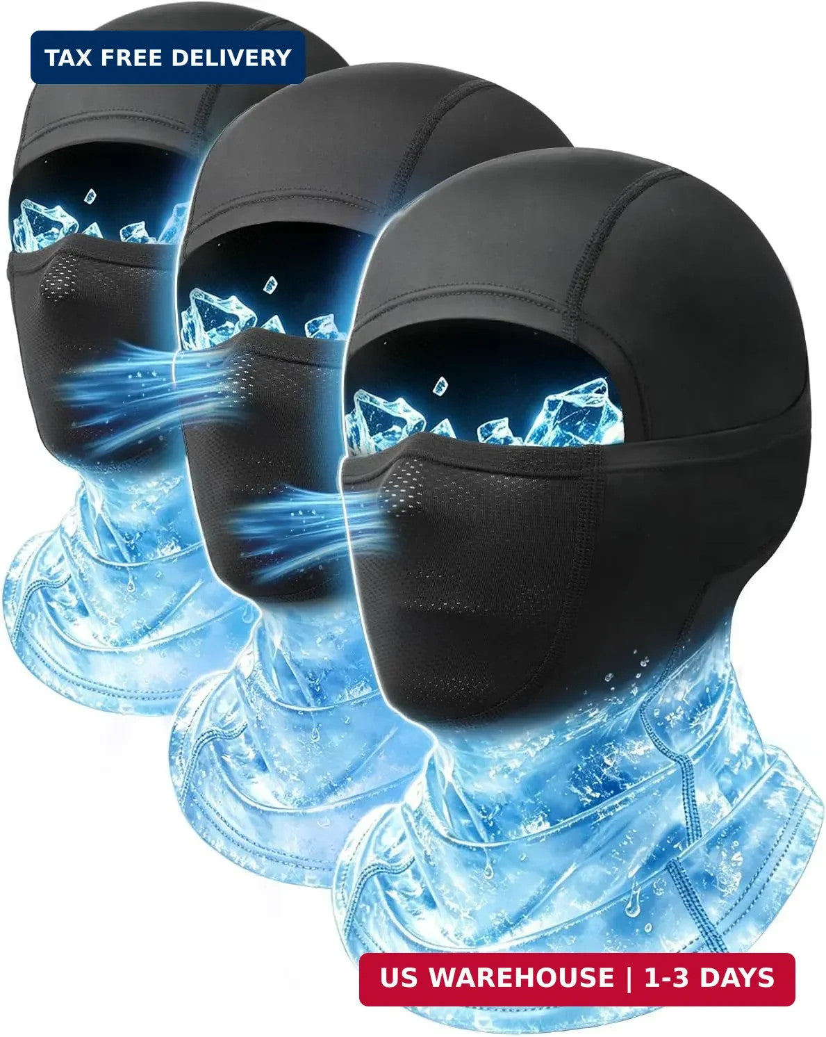 Cooling Balaclava Face Mask for Men Women - Sun Protection & Breathable Mesh
