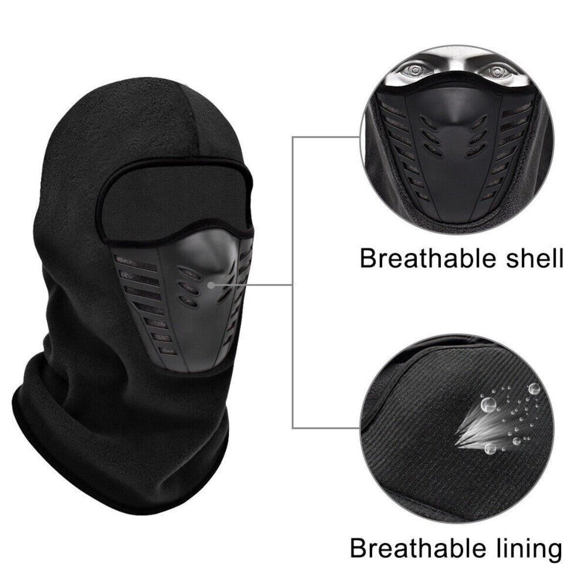Balaclava Face Mask Winter Neck Gaiter for Outdoor Sports Motorcycle Snowboarding