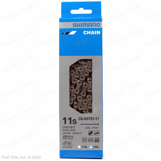 11-Speed Bike Chain 126 Links - Shimano Ultegra Deore XT Quick Link
