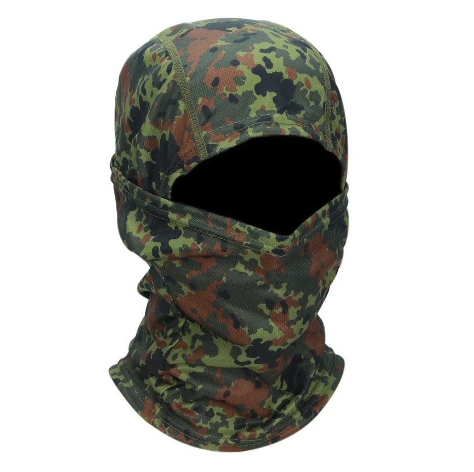 Full Face Camouflage Balaclava Mask for Outdoor Sports and Tactical Use