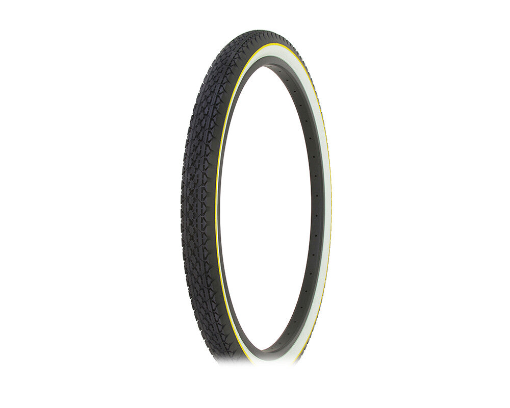 26-Inch Bicycle Tire with Heavy Duty Diamond Tread for Cruiser & Mountain Bikes