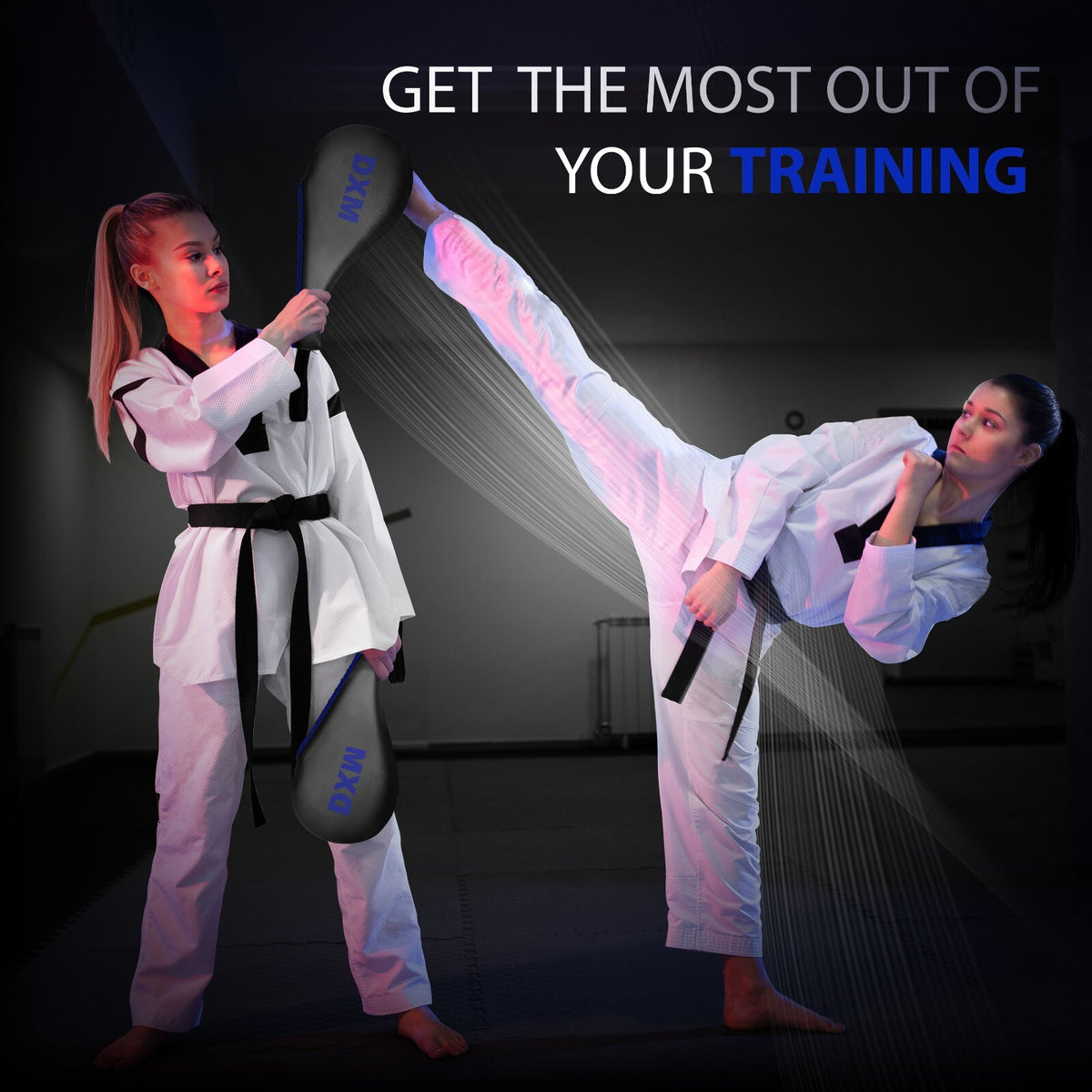 Martial Arts Kick Pad for Taekwondo MMA Karate Boxing Practice - Lightweight Durable Striking Target