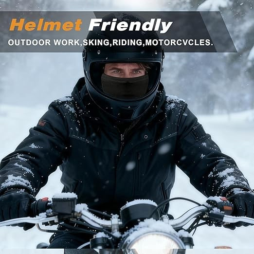 Winter Face Mask with Eyeglass Holes for Skiing Snowboarding & Motorcycles