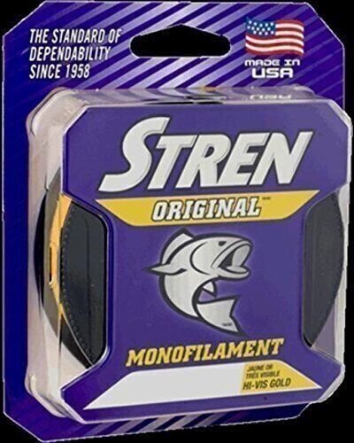 10lb Monofilament Fishing Line 300 Yards Hi-Vis Gold - Strong & Abrasion Resistant