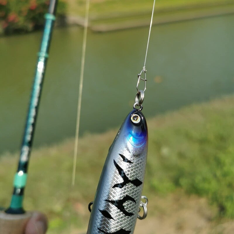 Stainless Steel Fishing Snaps for Crankbaits - Multiple Sizes & Quantities