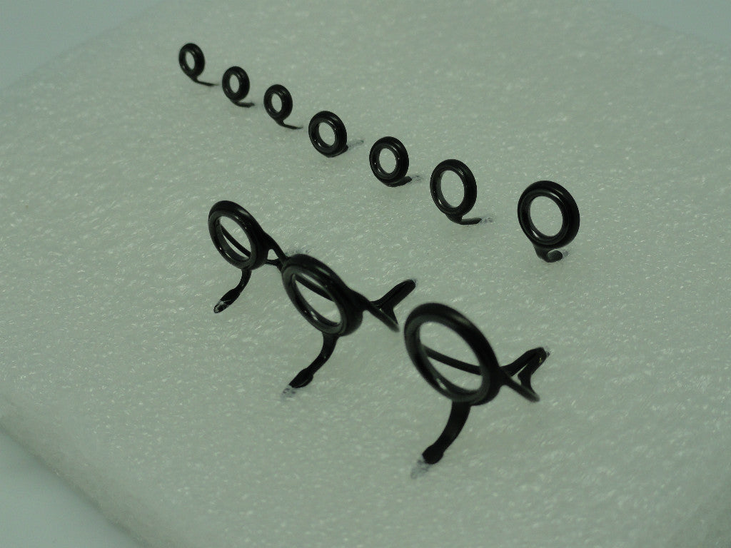 Micro Guide Set for Fishing Rods - Flanged SIC Guides with Top & Ring Options