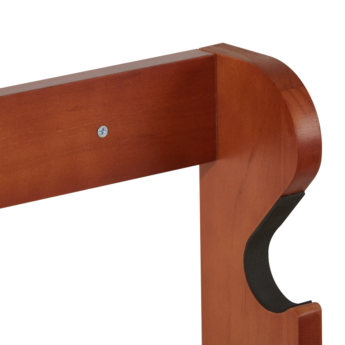 Wall Mount Gun Rack for Rifles - Holds 5 Firearms in Solid Wood