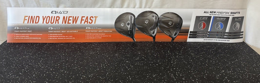 Golf Driver Magnetic Sign Display - 47.25 x 7 Inches Advertising Sign