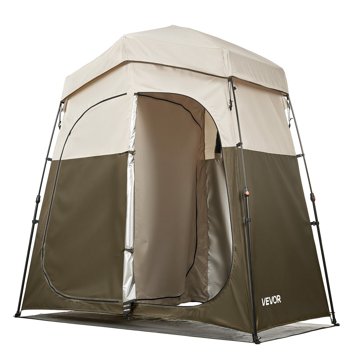 Foldable Camping Shower Tent with Privacy Enclosure for Outdoor Use