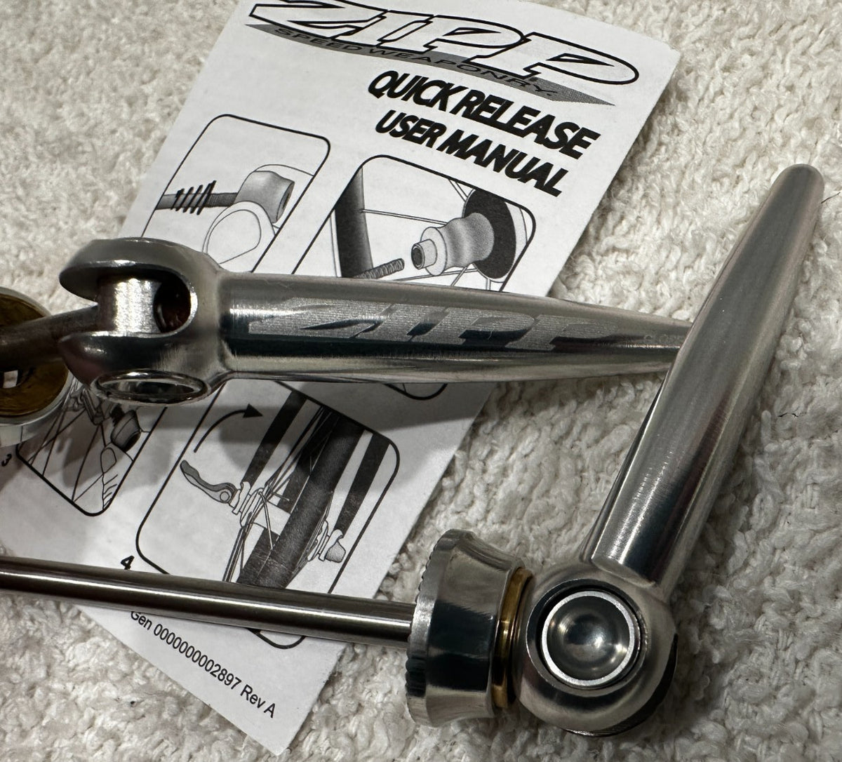 Quick Release Bicycle Skewers Set for Road Bikes - Stainless Steel