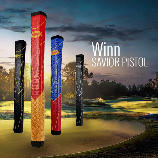 Golf Pistol Grip - Lightweight Non-Taper Golf Club Grip for Improved Control