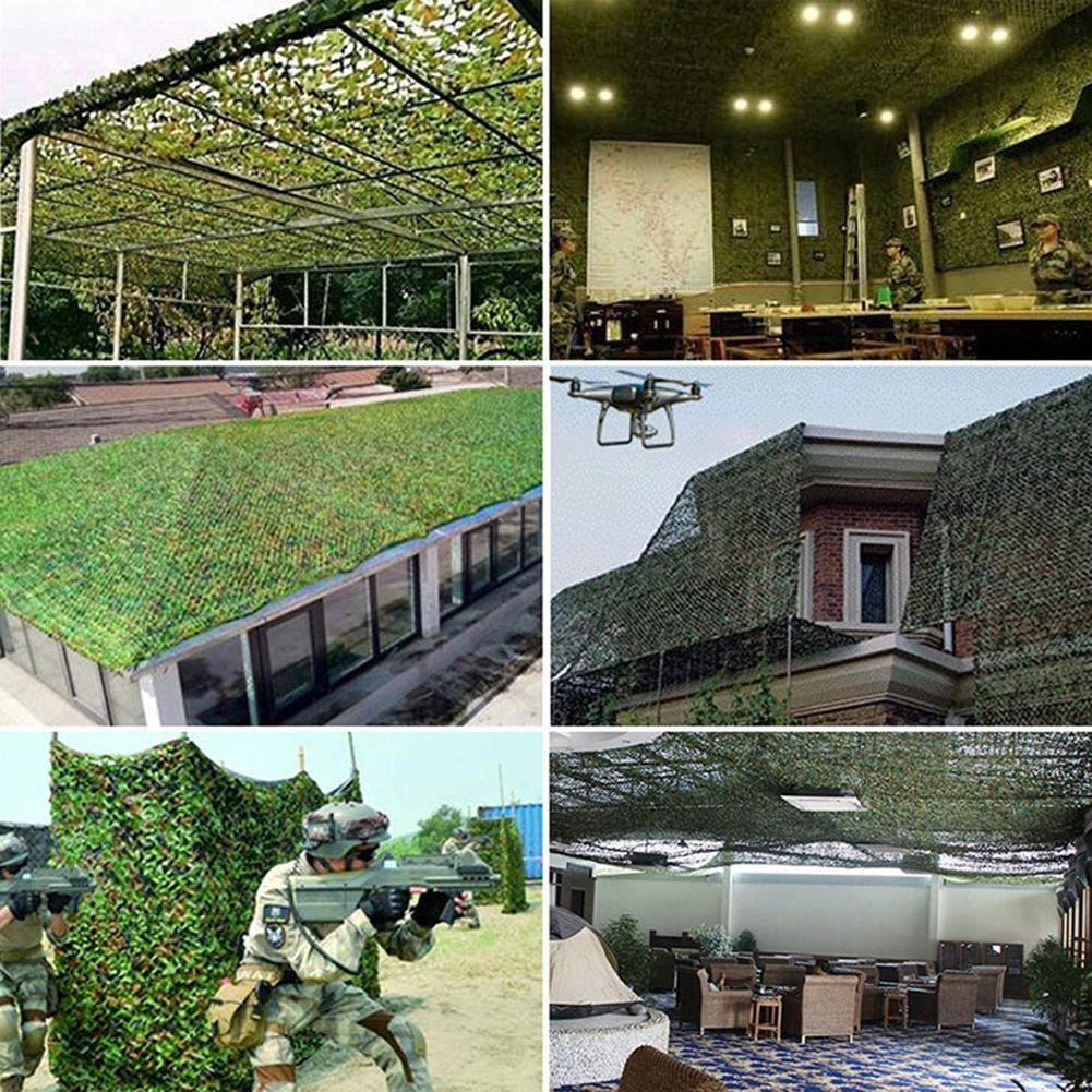 13x20ft Camouflage Netting Military Camo Sunshade Mesh for Hunting Camping