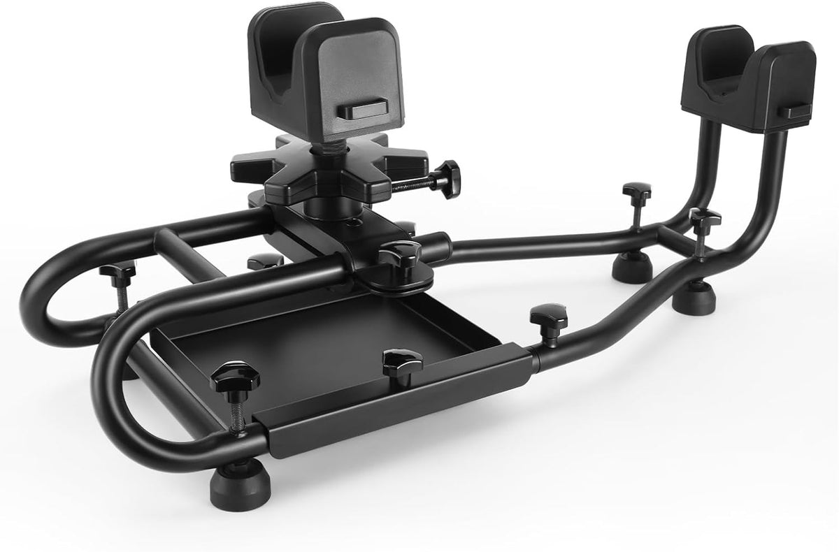 Heavy Duty Adjustable Rifle Shooting Rest with Steel Frame & Non-Slip Base