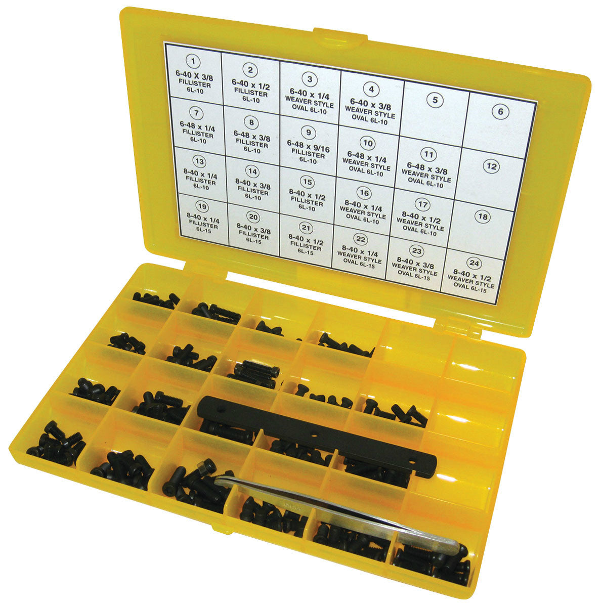 Scope Ring & Base Screw Kit - Gunsmith 202 Piece Professional Set