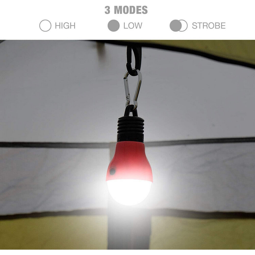 3-Pack Portable Camping LED Lights with Batteries - 3 Lighting Modes