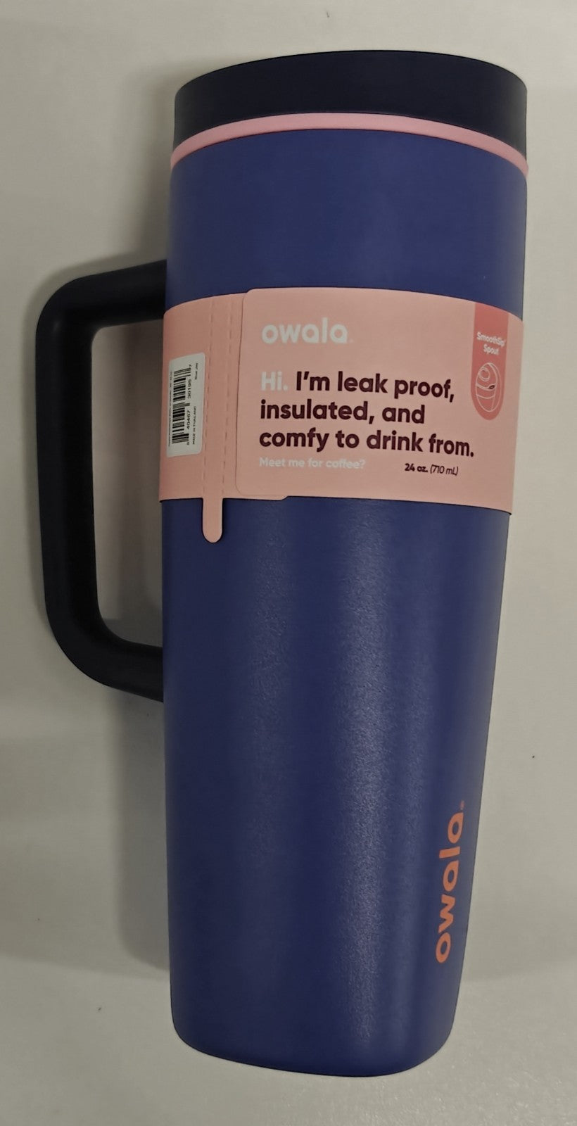Insulated Water Bottle 24oz with Handle - Violet Hydration Flask