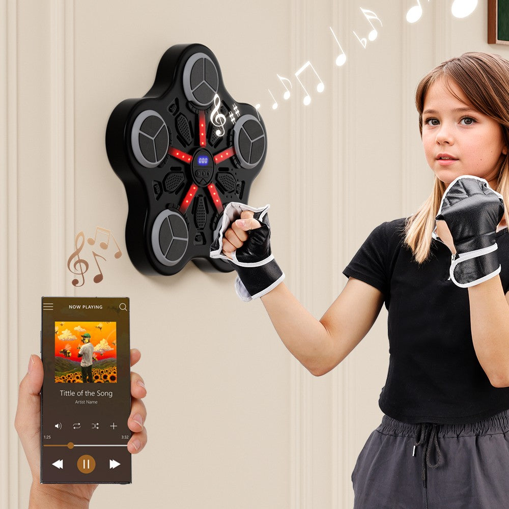 Wall-Mounted Bluetooth Boxing Trainer for Kids - Interactive Fitness Equipment