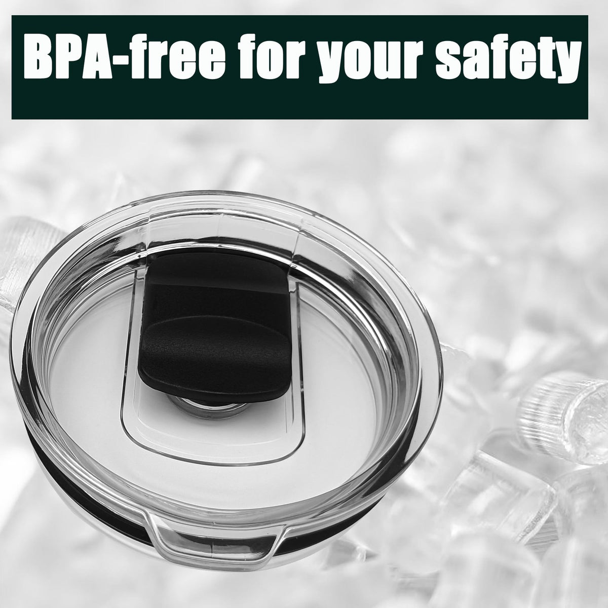 32 oz Replacement Lid for Yeti Tumbler Splash Resistant BPA-Free 2 Pack