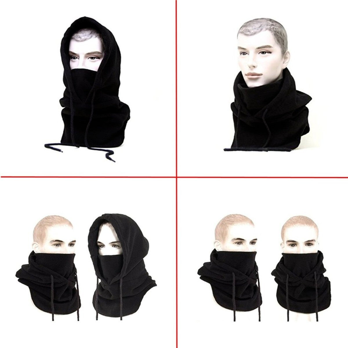 Thermal Fleece Balaclava Face Mask for Outdoor Cycling and Winter Sports