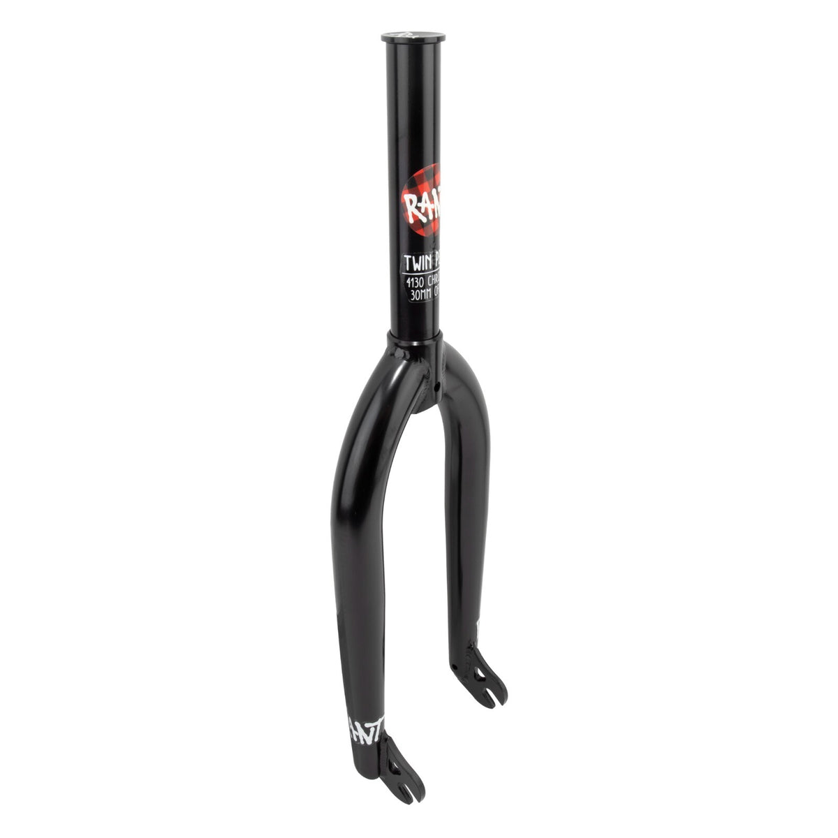 20-Inch BMX Bicycle Fork - Chrome or Black Chromoly Rant Twin Peaks