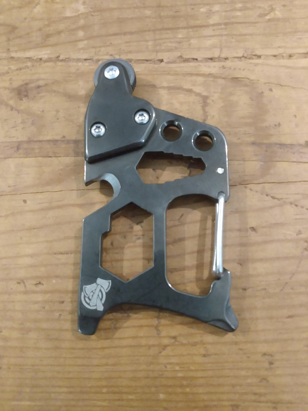 Multitool Carabiner with Fire Starter Camping Survival Gear