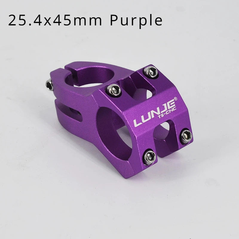 MTB Bike Short Stem 45mm Aluminum Alloy Bicycle Handlebar Stem for Mountain Cycling