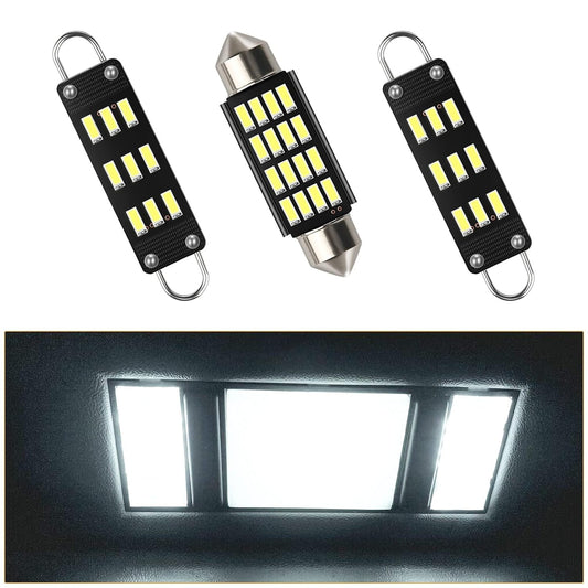 LED Map Dome Light Bulbs Kit for 1988-1998 Chevy Silverado Interior