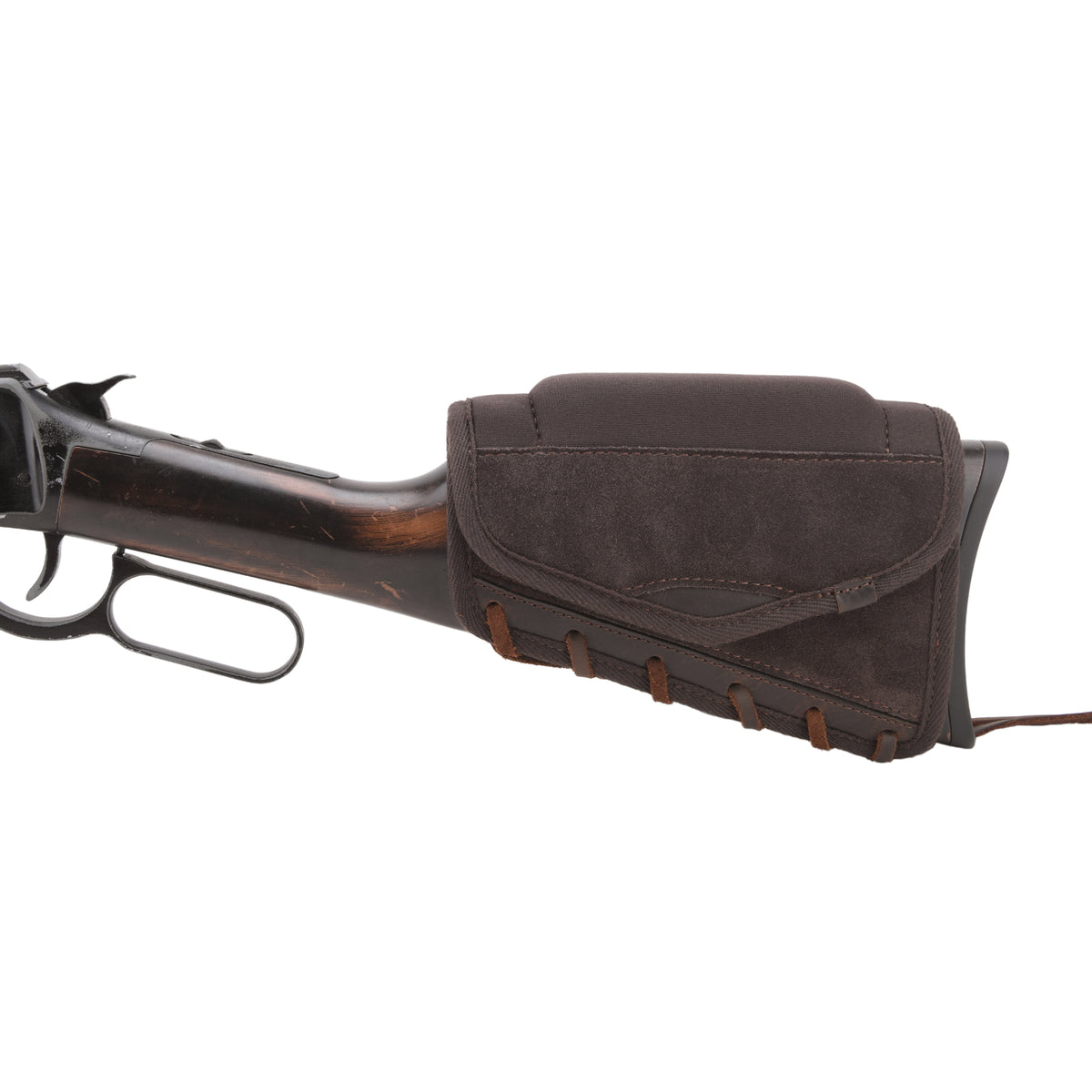 Leather Rifle Cheek Rest Recoil Pad for Hunting & Shooting