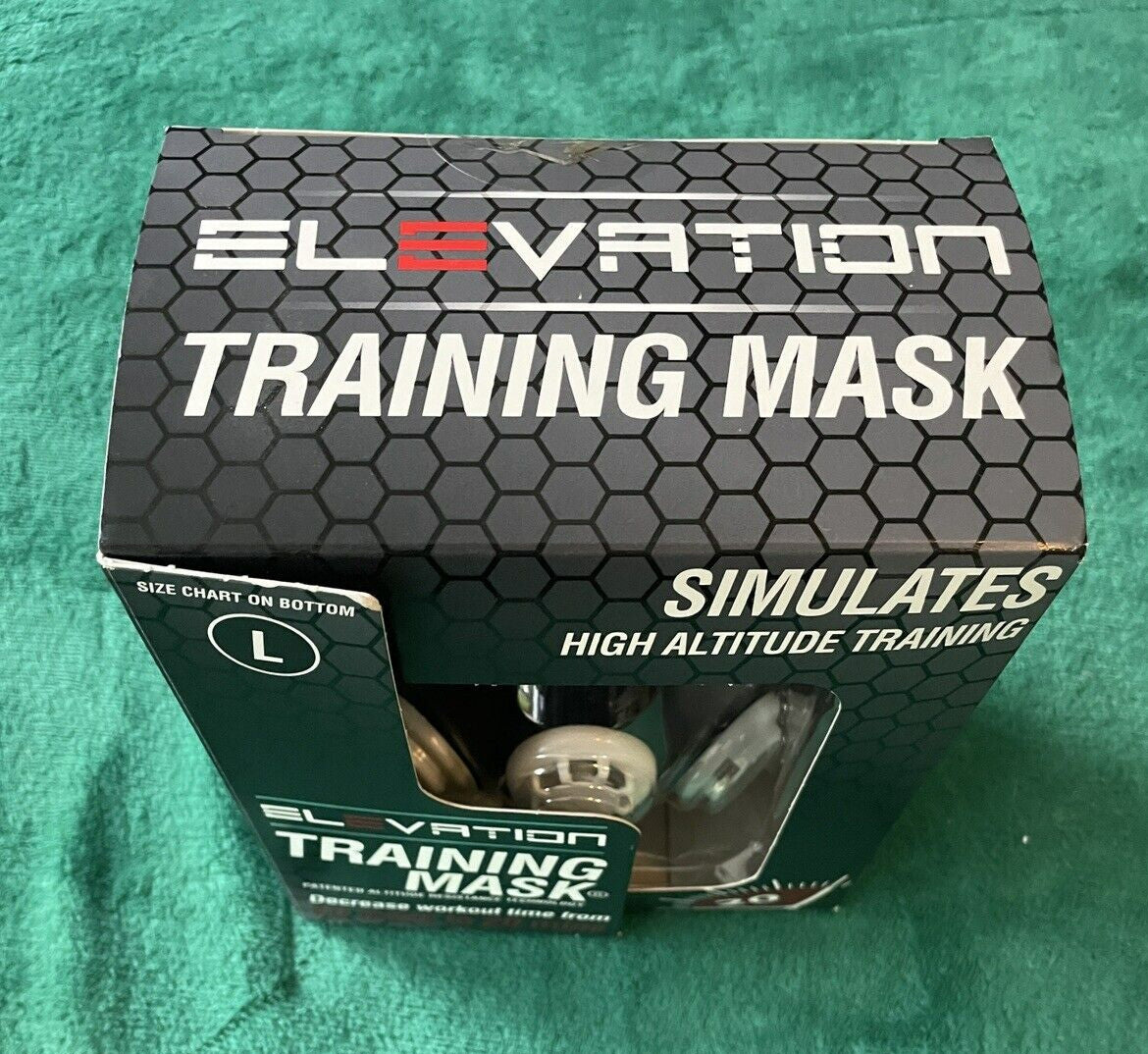 Elevation Training Mask 20 Simulates High Altitude Exercise Large NIB