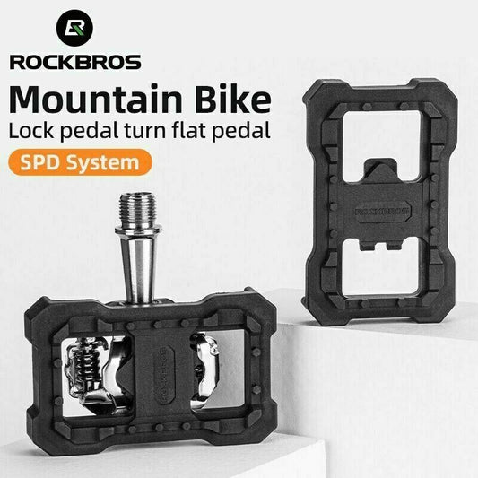 MTB Flat Pedal Adapter for Shimano SPD Clipless Platform Bike Pedals