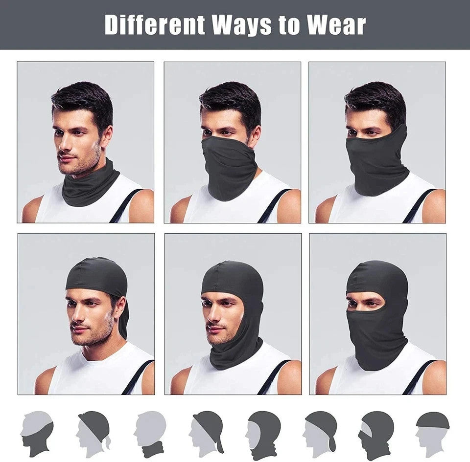 Unisex Full Face Balaclava Mask UV Sun Protection for Outdoor Sports