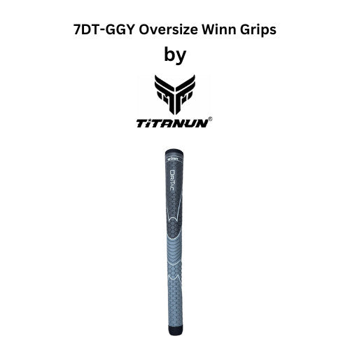 Oversize Comfort Tacky Grip for Tennis, Golf, and Sports Equipment - Dark Gray