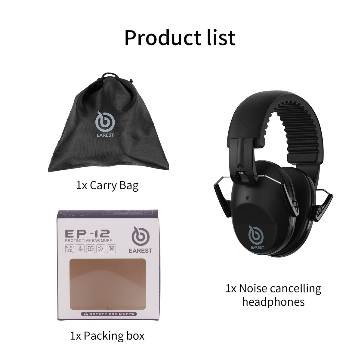 Hearing Protection Ear Muffs Noise Reduction for Shooting Range