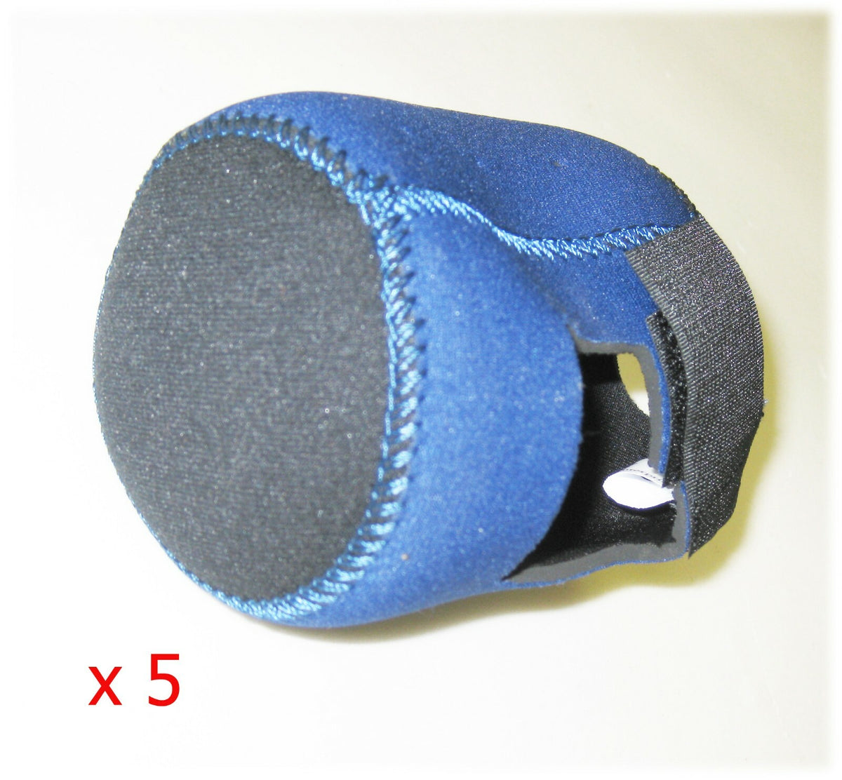 Fishing Reel Cover 5 Pack - Neoprene Reel Protection for Bait Casting Reels