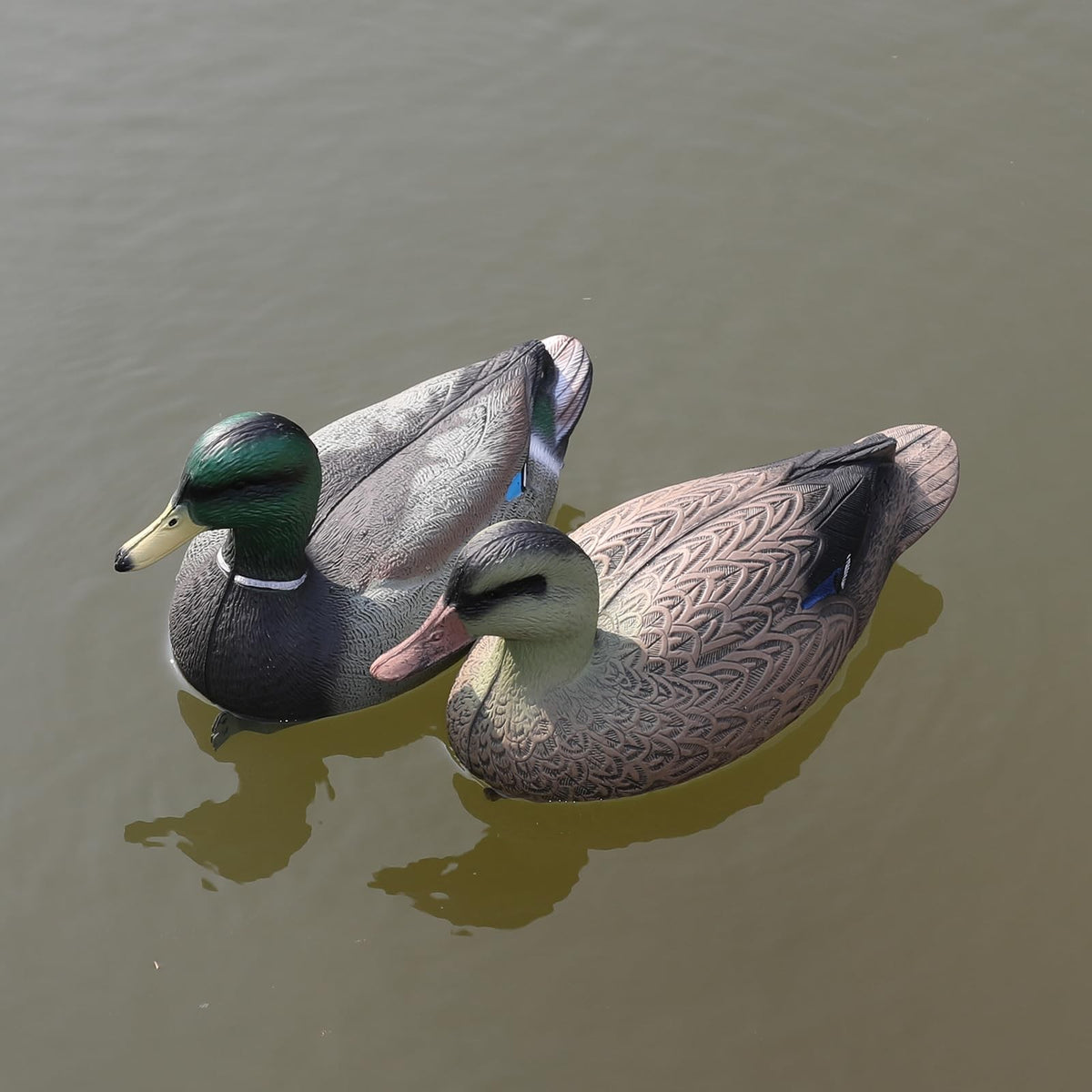Mallard Duck Decoys Set - Realistic Plastic Outdoor Hunting Attractants