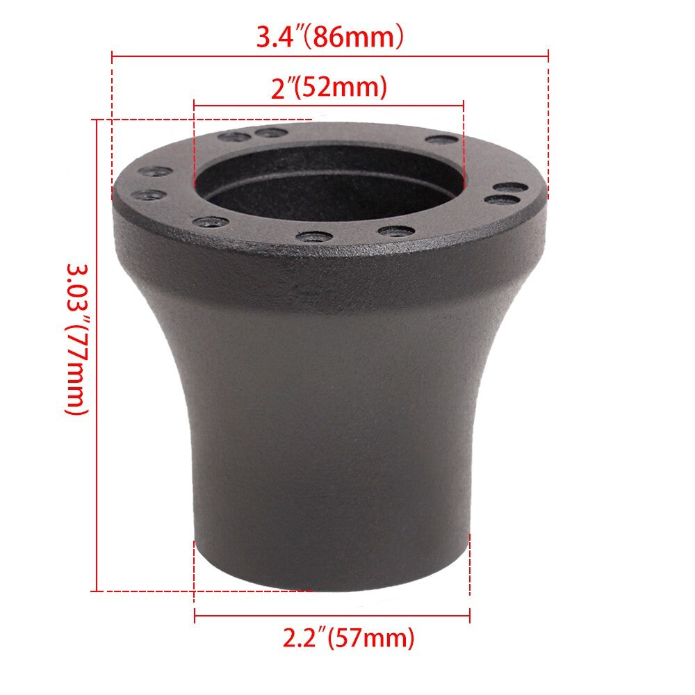 Golf Cart Steering Wheel with Hub Adapter for EZGO RXV TXT - Universal Fit