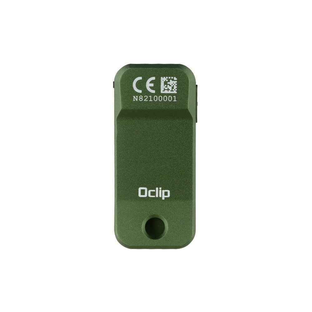LED Clip-On Flashlight with White and Red Light - 300 Lumens, OD Green