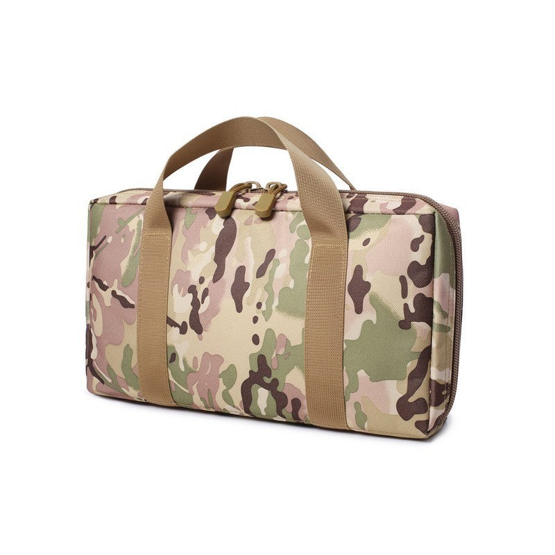 Tactical Gun Case for Handgun and Magazine Storage – Rugged Nylon Range Bag