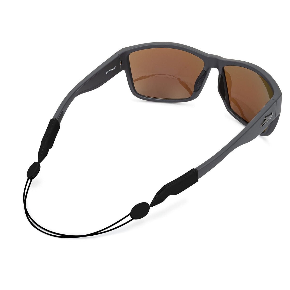 Adjustable Sunglasses Retainer Strap 2 Pack - Black, 16 Inches