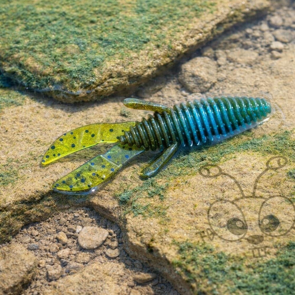 Micro Fishing Lure - Small Creature Bait for Bass & Freshwater Fishing