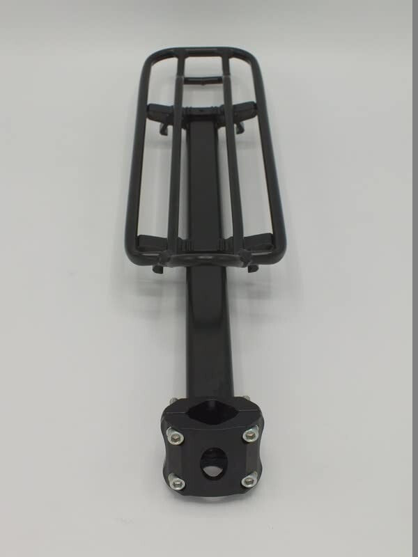 Aluminum Alloy Bike Cargo Rack for Seat Post - Fits Road, Hybrid & Mountain Bikes
