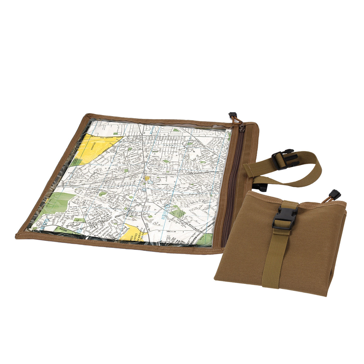 Waterproof Map & Document Case with Tactical Protection - Military Pouch