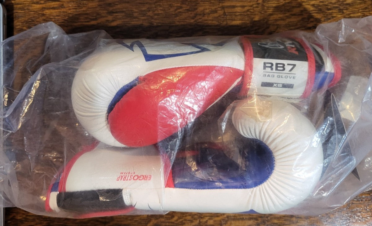 Boxing Gloves XS - Rival RB7 Fitness Bag Gloves with Ergo Strap System